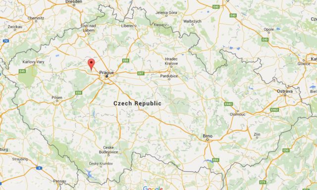 Location Kladno on map Czech Republic
