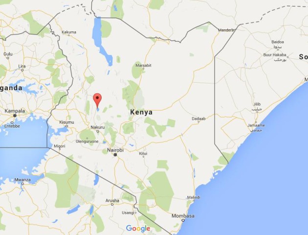 location Lake Baringo on map Kenya