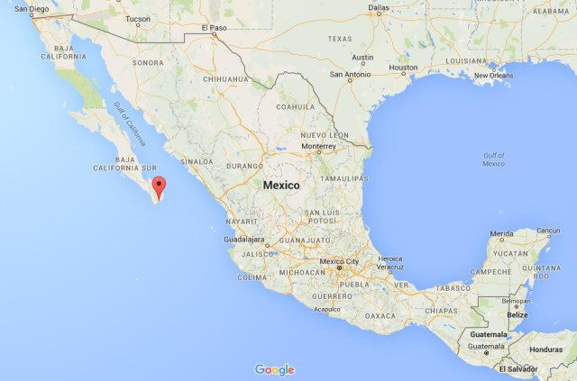 location San Jose del Cabo on map Mexico