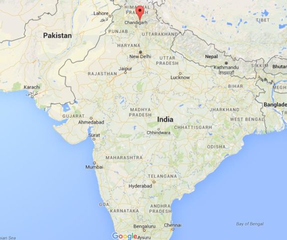 Location Shimla on map India