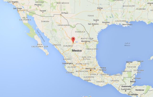 Location Torreon on map Mexico