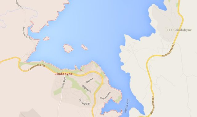 Map of Jindabyne Australia