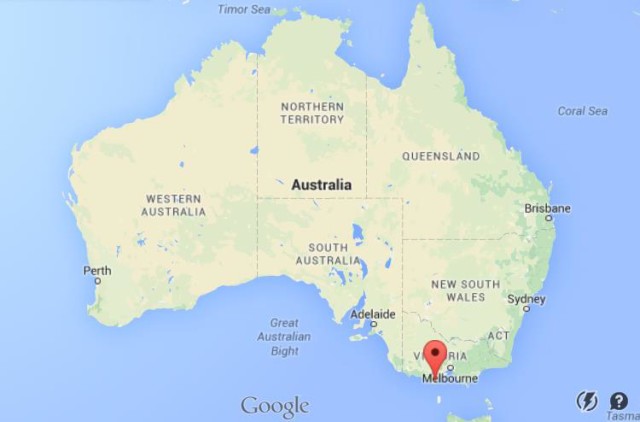location Apollo Bay on map Australia