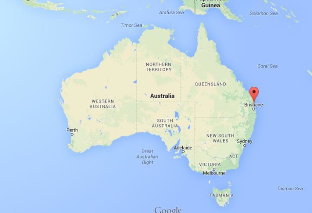 location Coolum Beach on map Australia