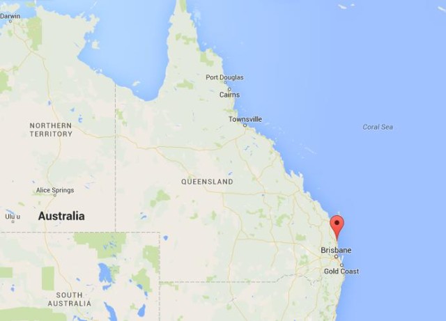 location Coolum Beach on map Queensland