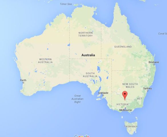 Location Echuca on map Australia