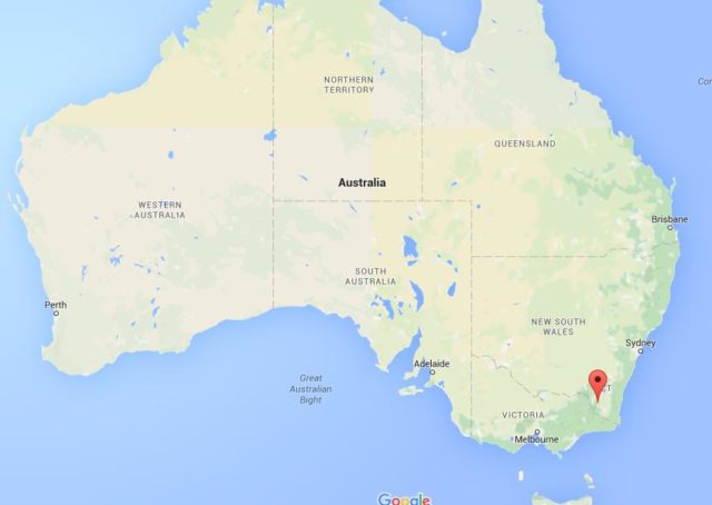 Location Jindabyne on map Australia
