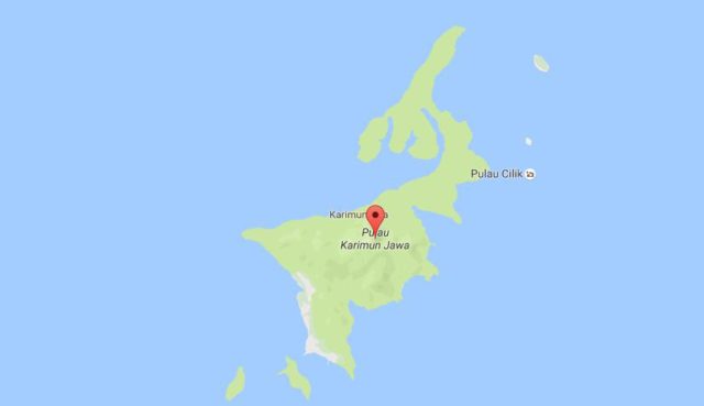 Map of Karimunjava Islands Indonesia