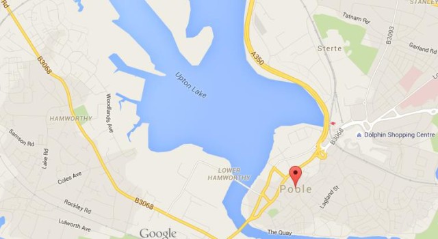 Map of Poole England