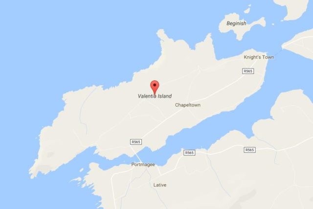 Map of Valentia Island Ireland