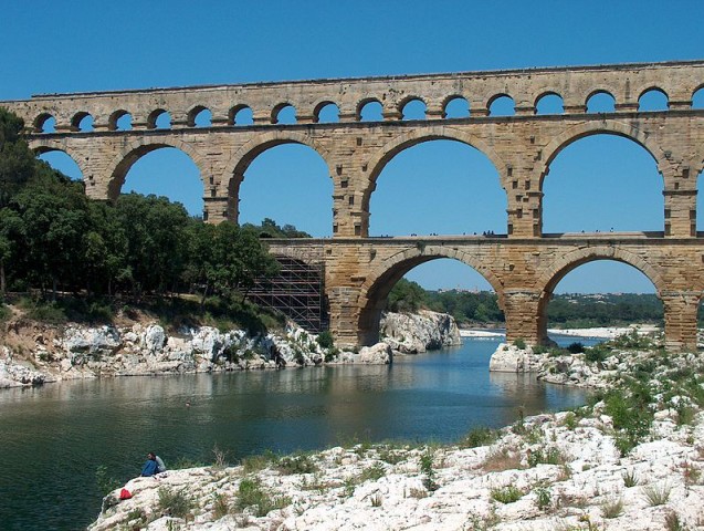 Pont du Gard France, most beautiful bridge of France