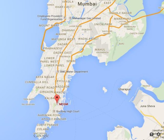 location BMC on map Mumbai