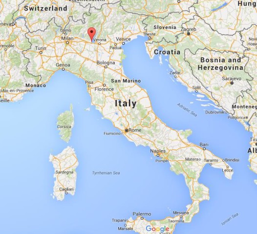 Location Desenzano del Garda on map Italy