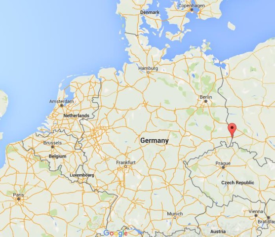 location Gorlitz on map Germany