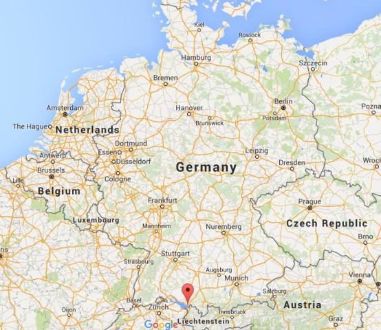 location Lindau on map Germany
