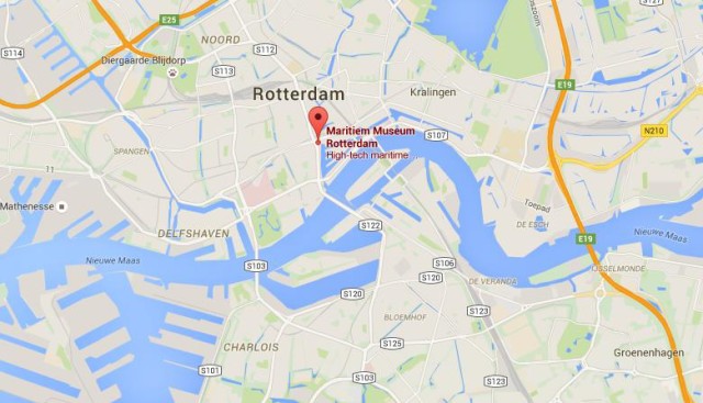 location Maritime Museum on map Rotterdam