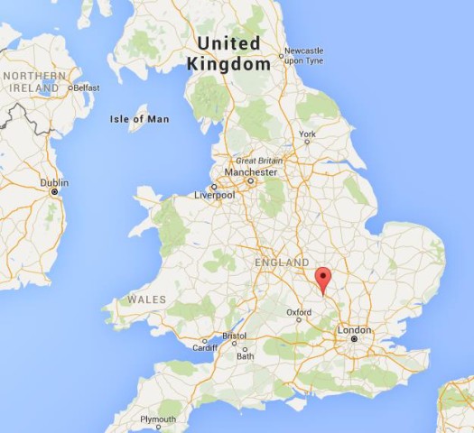 Location Milton Keynes on map England