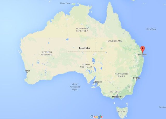 Location Mooloolaba on map Australia
