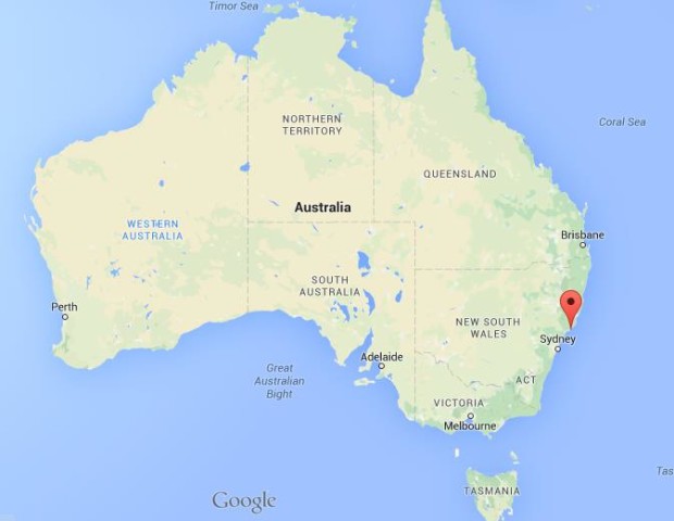 location Nelson Bay on map Australia
