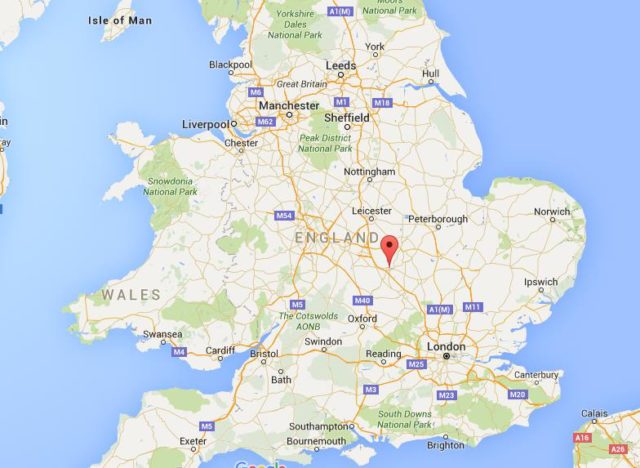 Location Northampton on map England
