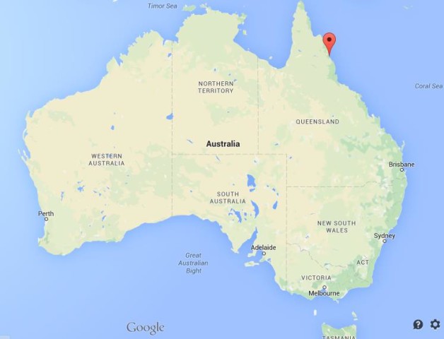 location Port Douglas on map Australia