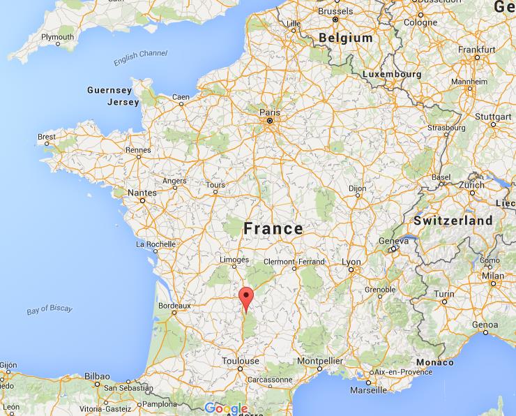 Where is Rocamadour on map of France