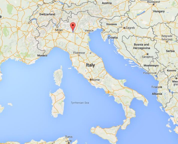 Location Sirmione on map Italy