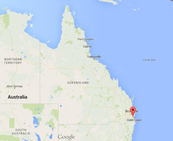 location Tamborine Mountain on map Queensland
