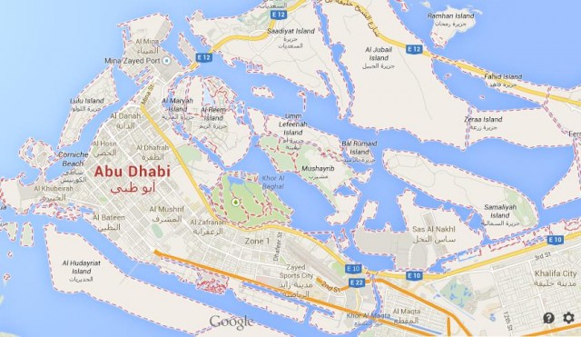 Abu Dhabi Centre map