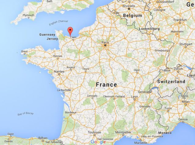 Location Arromanches-les-Bains on map France