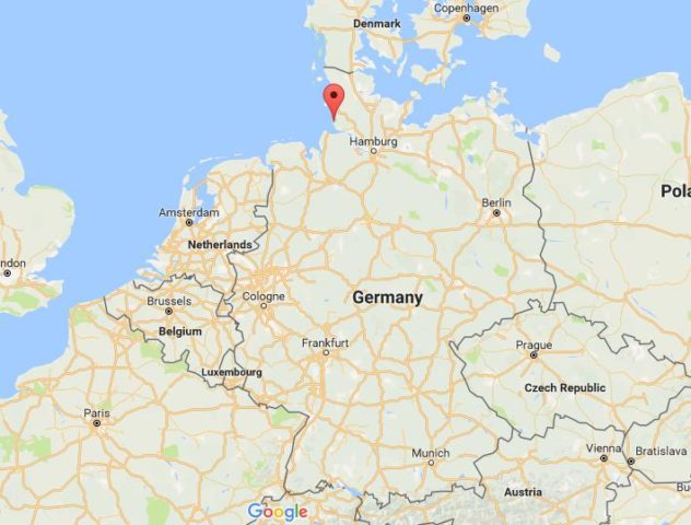 Location Friedrichskoog on map Germany