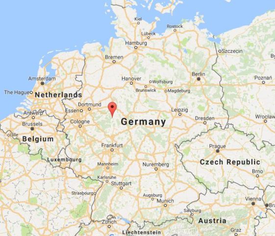 Location Medebach on map Germany