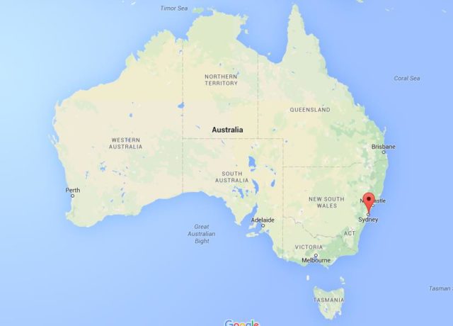 Location Clark Island on map Australia