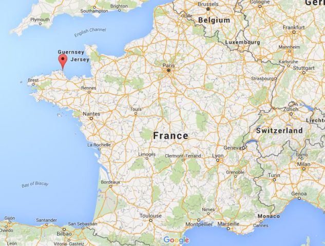 Location Ile-de-Brehat on map France