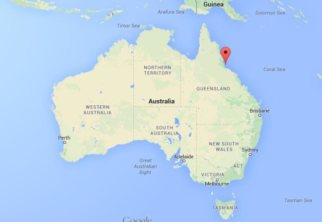 location Fantome Island on map Australia