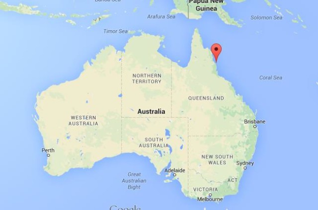 location Fitzroy Island on map Australia