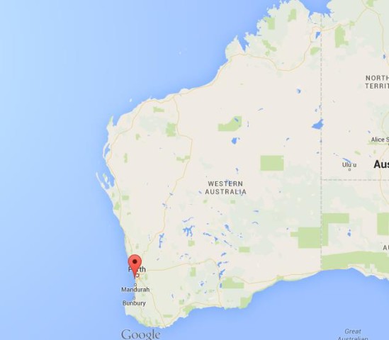 location Garden Island on Western Australia map