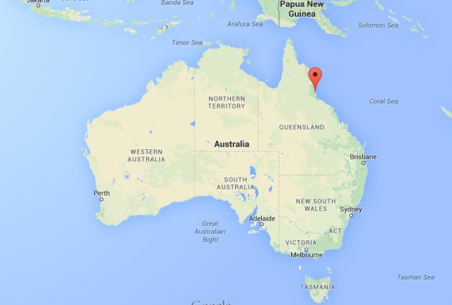location Goold Island on map Australia