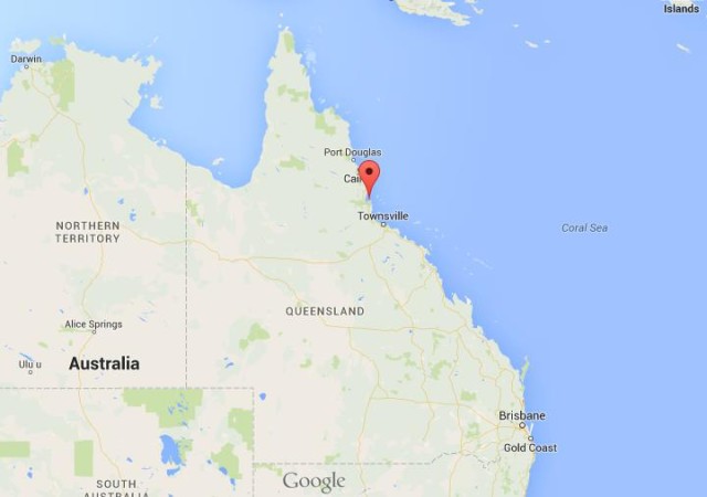 location Goold Island on map Queensland