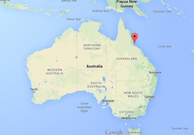 location Great Palm Island on map Australia