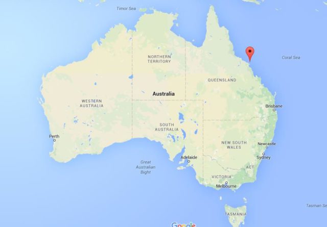Location Hook Island on map Australia