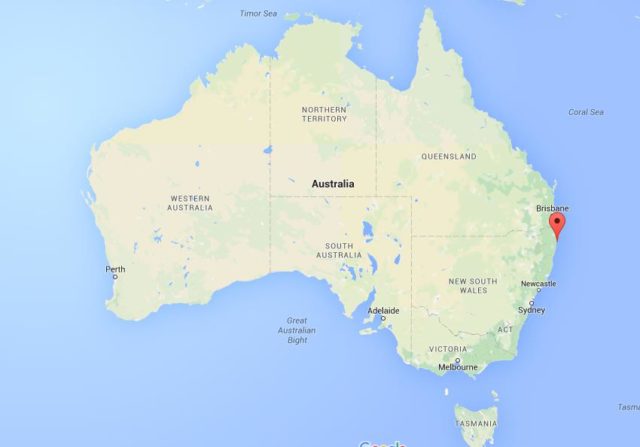 Location Yamba on map Australia