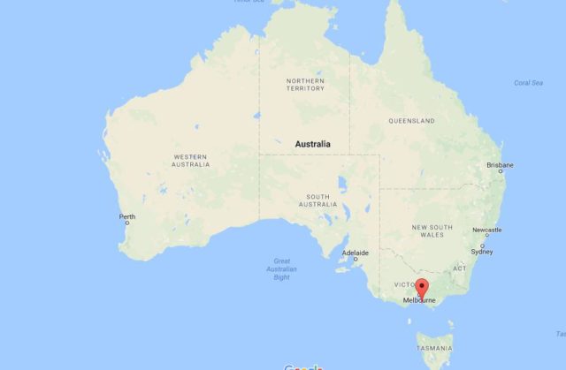 Location Phillip Island on map Australia