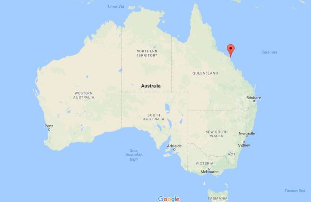 Location South Molle Island on map Australia