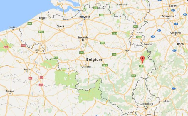 Location Malmedy on map Belgium