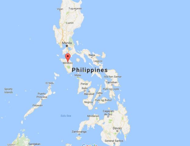 Location Mindoro on map Philippines