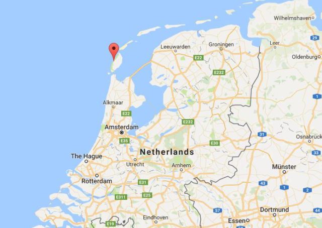 location-de-koog-on-map-netherlands