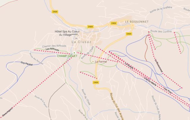 map-of-la-clusaz-france