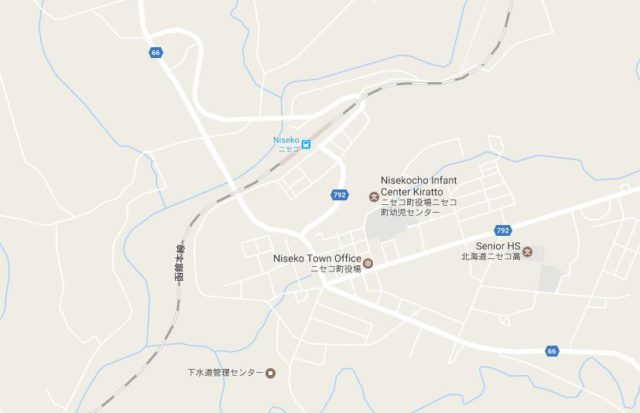 Map of Niseko Japan