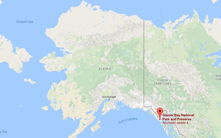 Where Is Glacier Bay National Park On Map Alaska